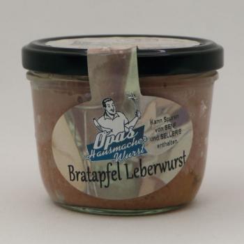 Bratapfel Leberwurst